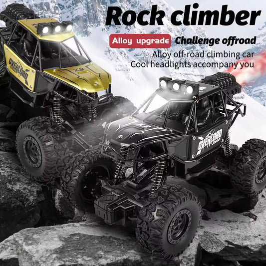 1:16 Scale RC Off-Road Car 4WD Remote Control Truck – LED Lights, Spray Functio